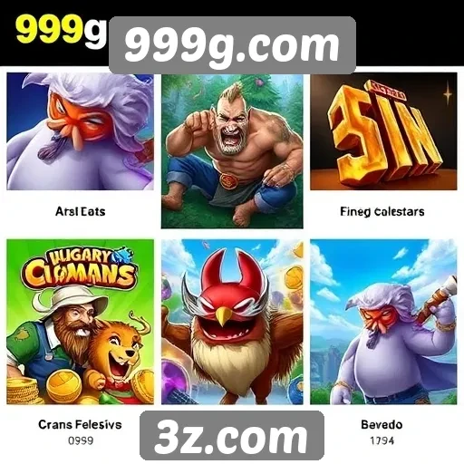 Comparativo de jogos disponíveis na plataforma 999g.com